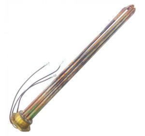 Блок ТЭН для электрокотла 12,0 кВт  (4000Вт*3) медный RTF 550 мм с трубкой термостата, резьба G 2" (59 мм) 3401295